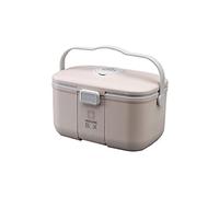 Botiquín de primeros auxilios Caja médica portátil de 11.02 pulgadas Caja de primeros auxilios para el hogar Caja de almacenamiento Caja de medicamentos Caja de almacenamiento de plástico de dobl