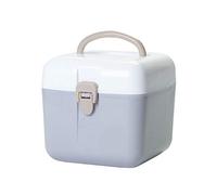 Botiquín de primeros auxilios Caja medicamentos cuadrada, botiquín varias capas, maleta con caja almacenamiento for el hogar, herramientas for suministros médicos, 6,2 pulgadas, botiquines grises