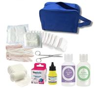 Botiquín de primeros auxilios First aid kit. Acampada, viaje, hogar, trabajo, colegio. Curas, heridas, torceduras (Pequeño)