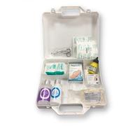 Botiquín de primeros auxilios First aid kit. Acampada, viaje, hogar, trabajo, colegio. Curas, heridas, torceduras (Mediano)