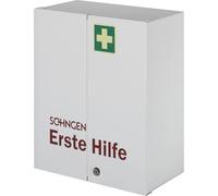 Armario botiquín según DIN 13169 SÖHNGEN, de doble puerta, blanco, H x A x P 462 x 404 x 170 mm
