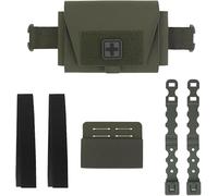 Botiquín de primeros auxilios MOLLE compacto: bolsa médica de emergencia ligera y de fácil desmontaje para seguridad al aire libre y equipo de supervivencia (Green)