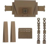 Botiquín de primeros auxilios MOLLE compacto: bolsa médica de emergencia ligera y de fácil desmontaje para seguridad al aire libre y equipo de supervivencia (Khaki)