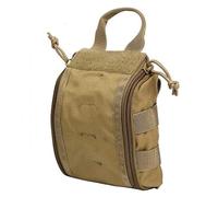 Botiquín de Primeros Auxilios Táctico Molle 1000d, Bolsa de Accesorios MéDicos, para Caza Senderismo Supervivencia Bolsa MéDica Modular(Brown)