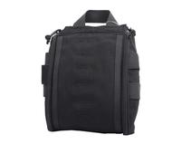 Botiquín de Primeros Auxilios Táctico Molle 1000d, Bolsa de Accesorios MéDicos, para Caza Senderismo Supervivencia Bolsa MéDica Modular(Black)