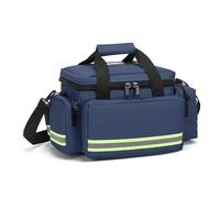 Botiquín de Primeros Auxilios Vacia, bolsa de suministros médicos profesionales, bolsa de traumatología para primeros auxilios con separadores interiores y fondo antideslizante, para bolsa de enfermer