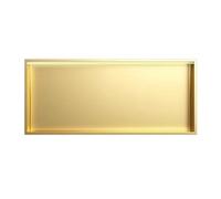 Botiquín empotrado de acero inoxidable con luz LED de un solo estante, nicho de ducha para organización de baño, solución moderna de almacenamiento para mejoras del hogar