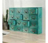 Botiquín rústico con 9 cajones, Caja de Madera para Hierbas, Organizador de cajones para Escritorio, decoración Vintage para el hogar y la Oficina, solución de Almacenamiento Funcional para