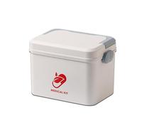 Botiquin Vacio, Bolsa Botiquin Vacia, kit Primeros Auxilios Viaje, caja de Almacenamiento con Compartimentos de gran Capacidad, caja de Servicios Públicos Multifunción para el Hogar(Blue,Small)