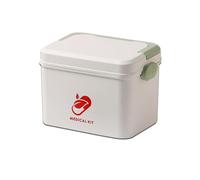 Botiquin Vacio, Bolsa Botiquin Vacia, kit Primeros Auxilios Viaje, caja de Almacenamiento con Compartimentos de gran Capacidad, caja de Servicios Públicos Multifunción para el Hogar(Green,Small)