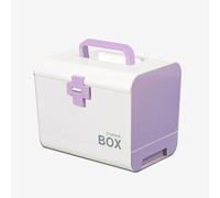 Botiquin Vacio, kit Primeros Auxilios, Neceser Medicamentos Viaje, caja Botiquin Vacia, caja Médica de Emergencia para el Hogar, caja de Almacenamiento de Medicamentos de gran Capacidad para el Hogar(