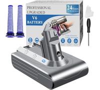 BOTKK Batería para Dyson V6 compatible con aspiradoras Dyson SV03, DC62, DC58, DC59, DC61, DC72, DC74, SV04, SV05, SV06, SV07, SV09 - Incluye 2 filtros