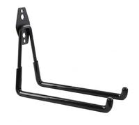 botle Gancho de pared, para herramientas eléctricas, forma recta, 19 cm, estable con revestimiento de PVC, para garaje, cobertizo, gancho para escaleras y palas, doble gancho, capacidad de carga hasta