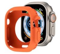 BOTOMALL Funda para Apple Watch Ultra de 49 mm, Serie 8, Suave, Flexible, TPU, Delgada, Ligera, Protectora para iWatch [sin Pantalla], Color Naranja