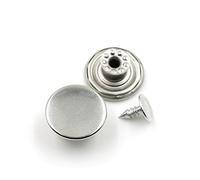 Botón a presión de moda con remache de metal para pantalones vaqueros, para ropa, pantalones, ropa de costura, paquete de 10
