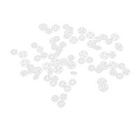 Botón a presión de plástico para coser en la 10 mm 14 mm 36 unidades Juego de blanco
