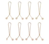 Botón Ajustable 8/16 piezas de clip ajustable cintura simple for pantalones, faldas, puños, clips fijos, pañuelo for la cabeza(Mixed B-8pcs)