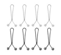 Botón Ajustable 8/16 piezas de clip ajustable cintura simple for pantalones, faldas, puños, clips fijos, pañuelo for la cabeza(Mixed A-8pcs)