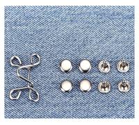Botón Ajustable Juego de 2 hebillas cintura ajustables sin clavos, hebilla for pantalones, botón extensor, imperdible(Color-27,1set large size)
