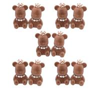 Botón ajustador de cintura de oso encantador con forma de oso adornado con diamantes de imitación a