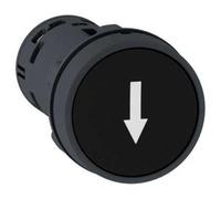 Botón automático negro flecha hacia abajo Harmony XB7NA21343