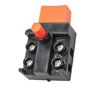 Botón compacto de control de herramienta eléctrica, tapa elevada de color y carcasa moldeada negra para cepilladora, herramienta de corte de cadena, piezas de servicio, accionador, botón, cepilladora