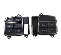 Botón Control Del Volante Compatible Con Dodge Para Charger 2011-2014 Para Durango 2012-2013 Interruptor Volante Coche Control De Crucero Botón De Audio OEM: 56046255AD(1 Pair)