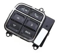 Botón Control Del Volante Compatible Con Dodge Para Charger 2011-2014 Para Durango 2012-2013 Interruptor Volante Coche Control De Crucero Botón De Audio OEM: 56046255AD(56046255AD)