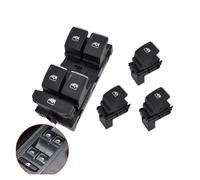 Botón Control Ventana Coche Interruptor Ventana Botón Elevación Para VW Para Golf Para MK7 2013 2014 2015 2016 2017 2018 2019 2020 2021 5G0959857 Mando Elevalunas Botonera(4PCS)