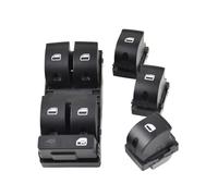 Botón Control Ventana Eléctrica Interruptor Para Para A4 Para B6 Para A4 Para B7 2003-2008 Botón Interruptor Ventana Principal Energía Eléctrica Automóvil 8E0959851B 4F0959855A 1 Pieza(Set)