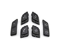 Botón Control Volante Coche Para BMW Para X1 Serie 3 E84 E90 E91 E92 E93 61316959893 61316959894 Cubierta Botón Control Llave Volante Multifunción Coche(Model B 6PCS)