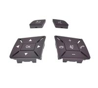Botón Control Volante Compatible Con Benz Para GLK 2011-2014 Para CLA W218 2012-2013 W156 2013-2016 Piezas Interiores De Botón De Volante Multifuncional Para Automóvil(Brown)