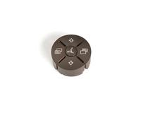 Botón Control Volante Compatible Con Benz Para W164 GL ML Clase 2009-2012 Para W251 R Clase 2009-2017 Cubierta De Botón De Llave De Volante Multifunción De Coche(Brown Left)