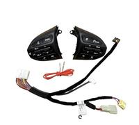 Botón Control Volante Multifunción Para Kia K2 Para Rio Para X-LINE 4 Piezas Volante Multifunción Bluetooth Botón Control Crucero Velocidad Fija Interruptor Audio(Army green)