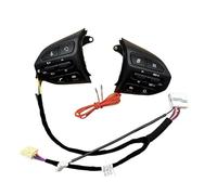 Botón Control Volante Multifunción Para Kia K2 Para Rio Para X-LINE 4 Piezas Volante Multifunción Bluetooth Botón Control Crucero Velocidad Fija Interruptor Audio(Ivory)
