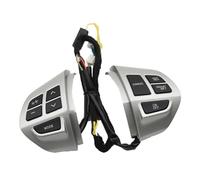Botón Control Volante Multifunción Para Mitsubishi Para Lancer Para Outlander Para ASX 2007-2012 10 Pines Interruptor Control Crucero Botón Del Volante(Silvery-10pins wire)