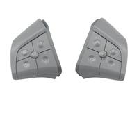 Botón Control Volante Para Benz GL ML R W164 W251 2006-2009 Clase B W245 2008-2011 Botón Del Interruptor De Control De Botones Del Volante(2PCS Gray)