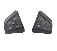 Botón Control Volante Para Benz GL ML R W164 W251 2006-2009 Clase B W245 2008-2011 Botón Del Interruptor De Control De Botones Del Volante(2PCS Black)