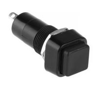 Botón cuadrado APAGADO-(ENCENDIDO) Negro