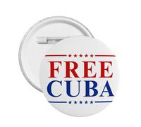 Botón Cuba gratis Viva Cuba Libre Patria Y Vida 1 Uds botones Pins hombres mujeres insignias novedosas