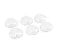 Botón de Afinación de Guitarra, de Llave de Afinación de Guitarra Eléctrica Semicírculo Ligero de Plástico Fácil de Instalar para Tipo Clásico (WHITE)
