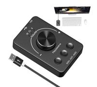 Botón de ajuste de volumen USB - Sintonizador de audio manual, selector de intensidad, herramienta de modulación de sonido con cable, módulo de gestión de salida de precisión | Unidad de control de