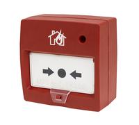 Botón de alarma de incendio reiniciable con LED (rojo)