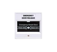 Botón de alarma de rotura de cristal para puerta de emergencia/alarma de incendios con cable