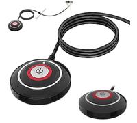 Botón de alimentación externo para PC - Interruptor de extensión remota | Botón de onda/apagado de la placa base con puertos USB, orden de caja fácil, ideal para escritorio, juegos, eje
