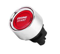 Botón de Arranque del Motor del Coche 24v 12v Luz LED | Encendido de Vehículos, Diseño, ABS y Aleación de Aluminio, Rojo, para Coche