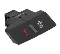 Botón de bloqueo central del automóvil, interruptor de bloqueo de la puerta delantera izquierda 4F1962107, herramienta de reparación de reemplazo del interruptor del automóvil Popular