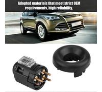 Botón de bloqueo de sobremarcha de transmisión, botón de cambio de marchas y bisel de tapa para Ford