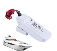 Botón de bomba de sentina - Flotador automático de 12 V, control de bomba impermeable, botones de bombas de sentina resistentes para barcos marinos, yates, barcos de pesca, kayaks, tanques de agua y