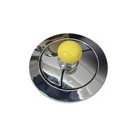 Botón de botón del baño. Botón de descarga de inodoro auxiliar for uñas largas, multicolor, paquete de 4(Giallo)